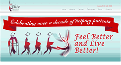 Desktop Screenshot of eliteptandrehab.net
